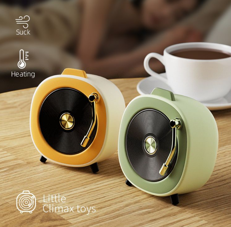 Record Player-Shaped AI Edition Warming & Sucking Massager