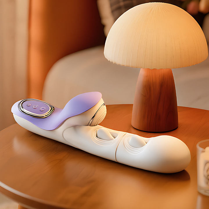 AAV Melody Heating Dual-Tongue Tapping Vibrator with G-Spot Stimulation
