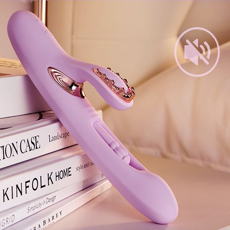 8D Rotating Heating Vibrator with App Control – Purple Edition