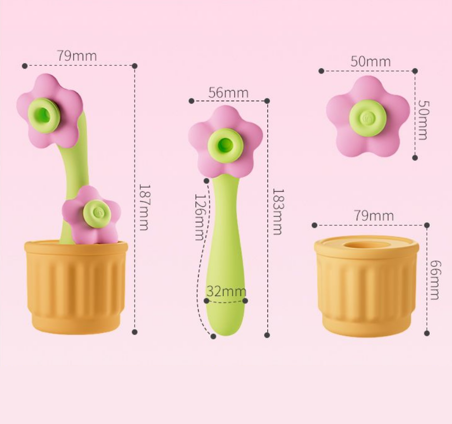 GALAKU Sunflower AI – Suction, Vibration & Heating Flexible Wand