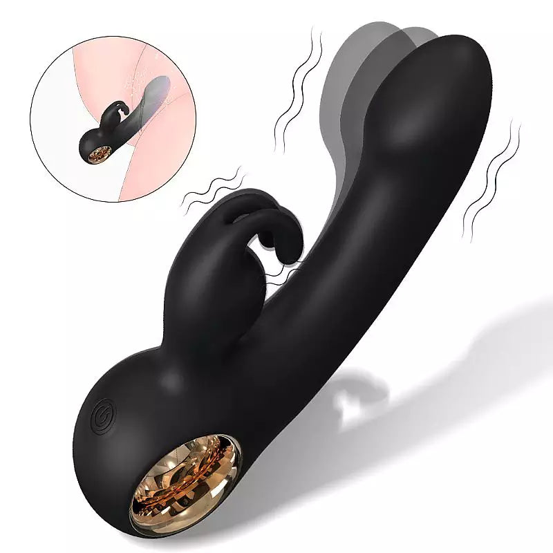 G-Spot & Clitoris Vibrator with Fingering 9 Vibration Modes