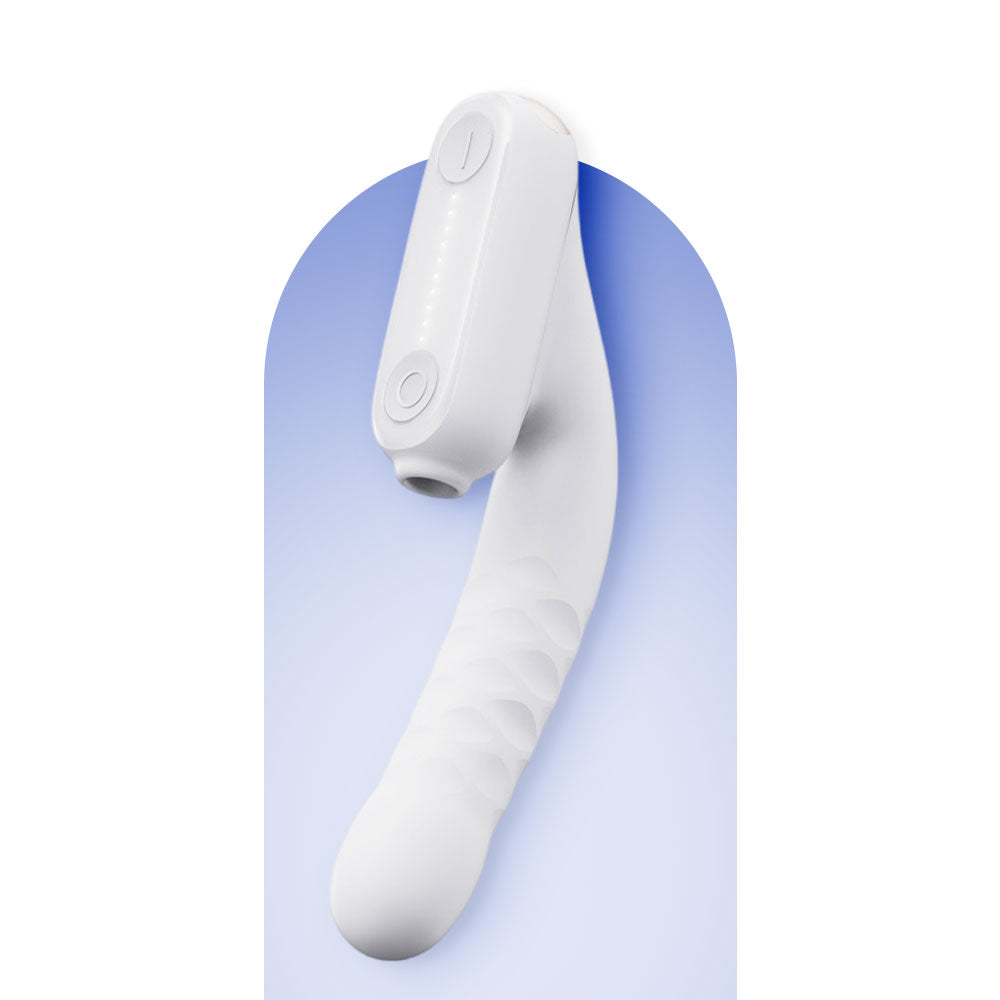 Heated Telescopic Vibrator Clitoris Sucking Massager