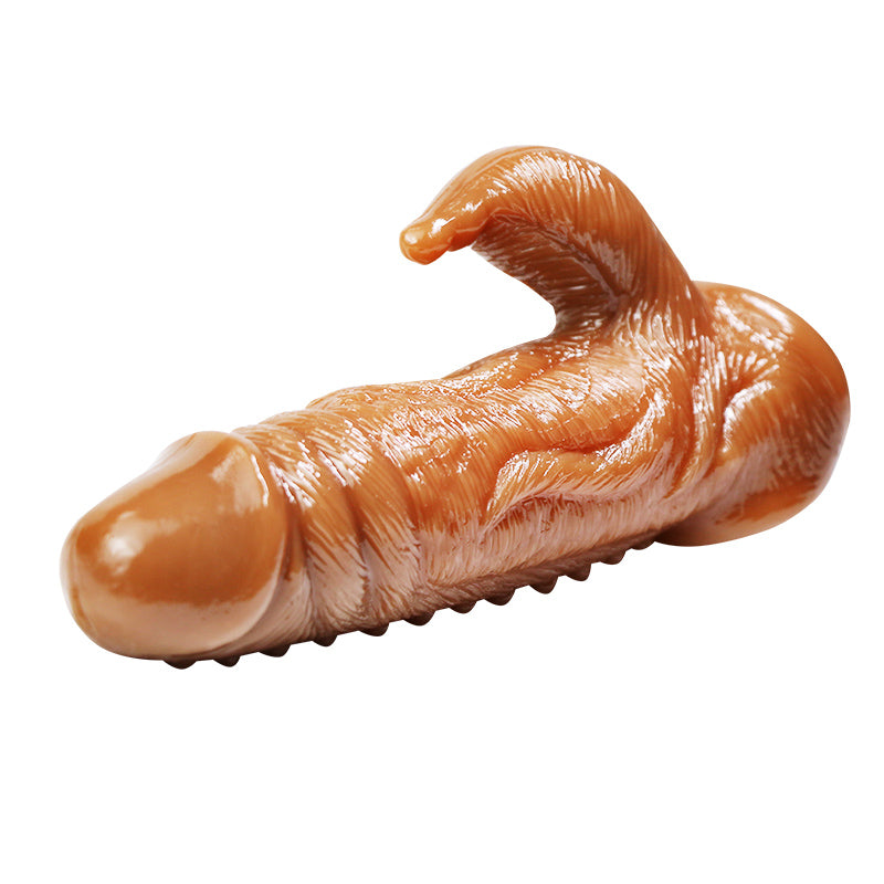 Reusable Penis Extender Male Vibrating Penis Sleeve