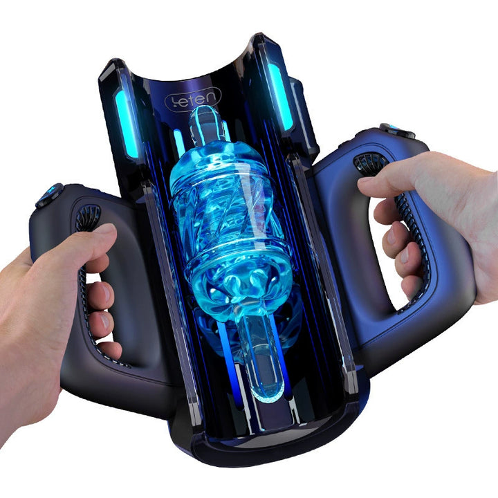 Leton Fully Automatic Male Masturbator with Telescopic Thrust Device
