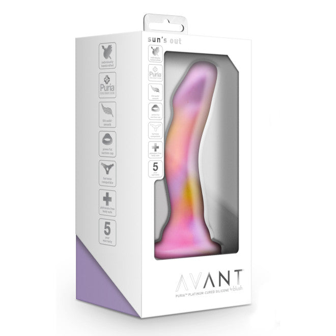 Blush Avant Sun Colored Butt Plug P-Spot/G-Spot Dildo