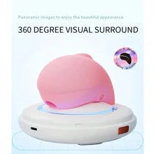 Dolphin Heating Sucking Vibration Egg with Disinfection Box