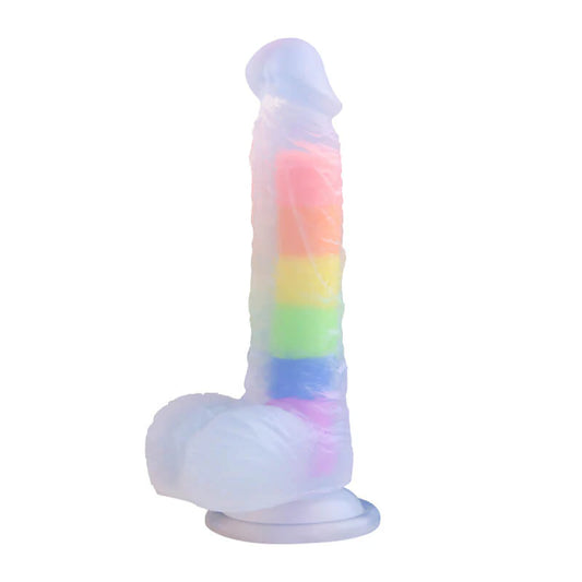 Jelly Silicone Colorful Lifelike Large Dildo