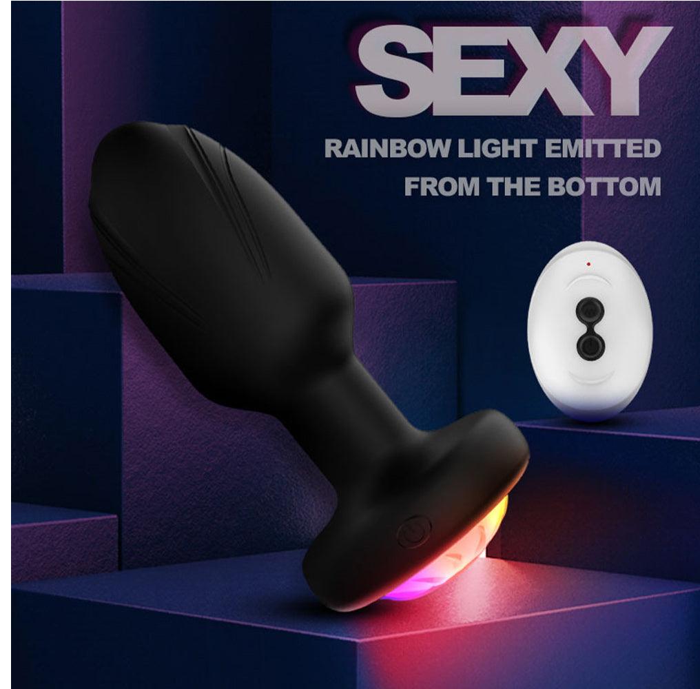 360 DEGREE Twist LIGHT UP Led Anal Plug