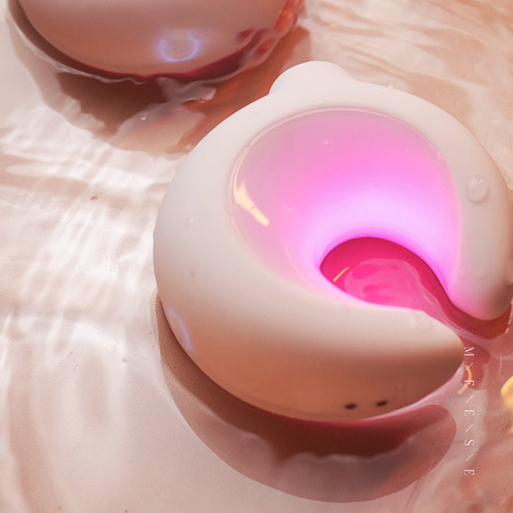 Luminous clitoral sucking vibrator