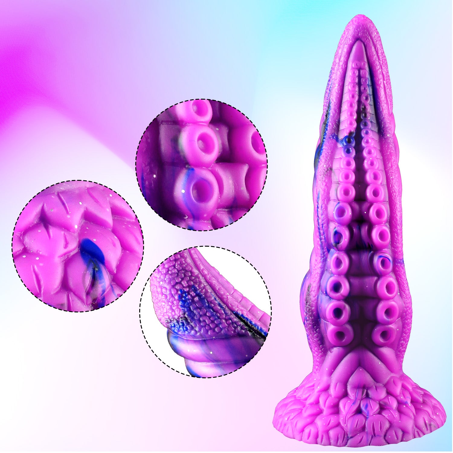 9.4 Inch Monster Dildo Octopus Dragon Dildo with Strong Suction Cup