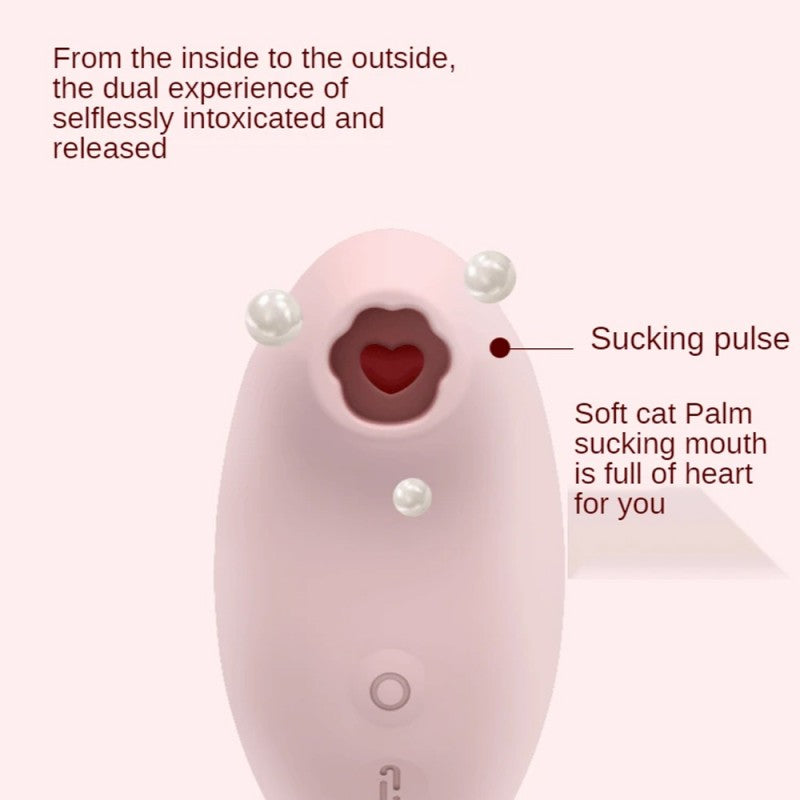 Meow Cannon Sucking Machine Massager 2 in 1 Double Head Massager