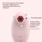 Meow Cannon Sucking Machine Massager 2 in 1 Double Head Massager