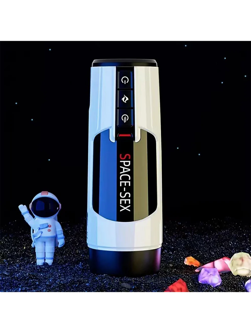 Automatic Thrust Masturbator with Heating and Deep Throat Suction