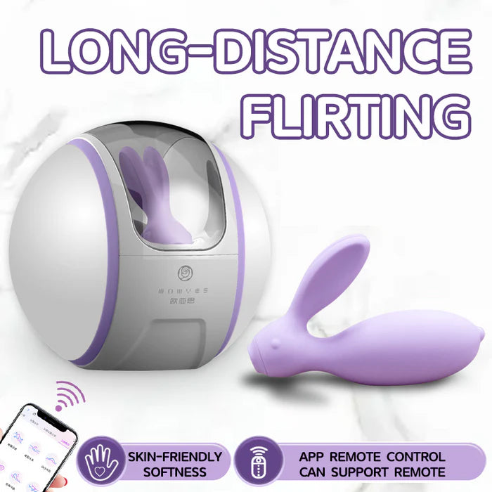 Wowyes 7C Plus App Control Night Light Bunny Vibrator