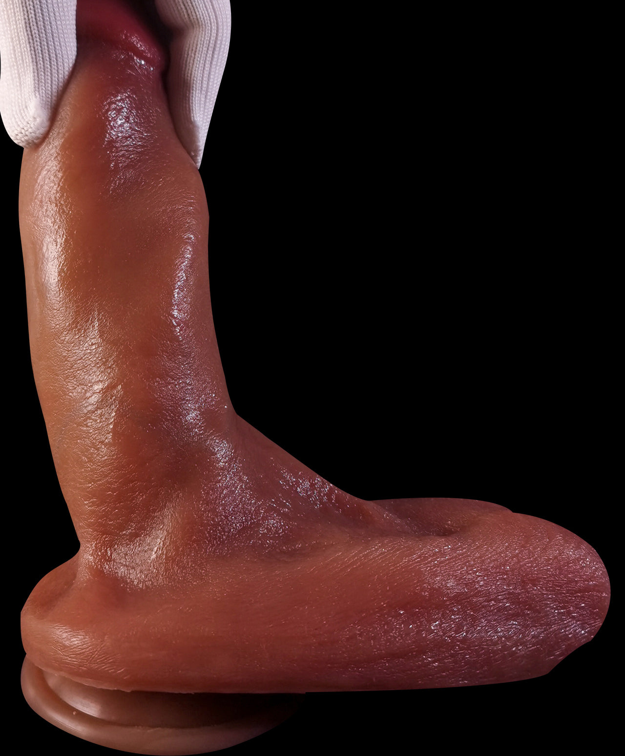 9.45" Manual Realistic Dildo Silicone Penis