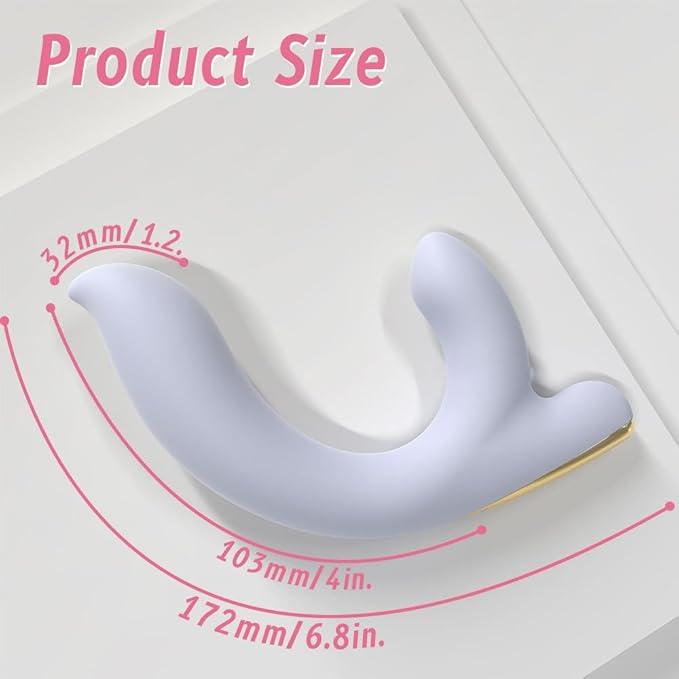Sanfter Vibrator für Frauen mit doppelter Vibration, Masturbator, G-Punkt-Stimulator