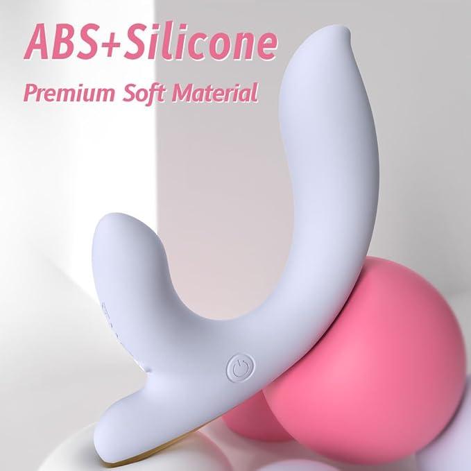 Sanfter Vibrator für Frauen mit doppelter Vibration, Masturbator, G-Punkt-Stimulator