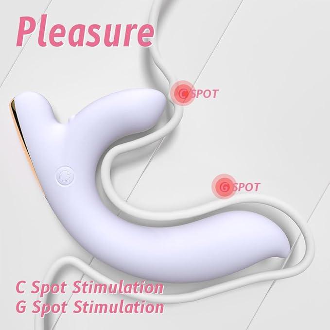 Sanfter Vibrator für Frauen mit doppelter Vibration, Masturbator, G-Punkt-Stimulator
