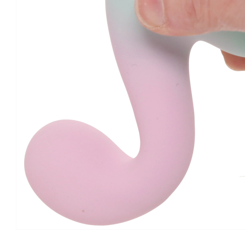 Female Tongue-In-Tongue Vibrator Rechargeable Silicone Dual-Head Vibrator