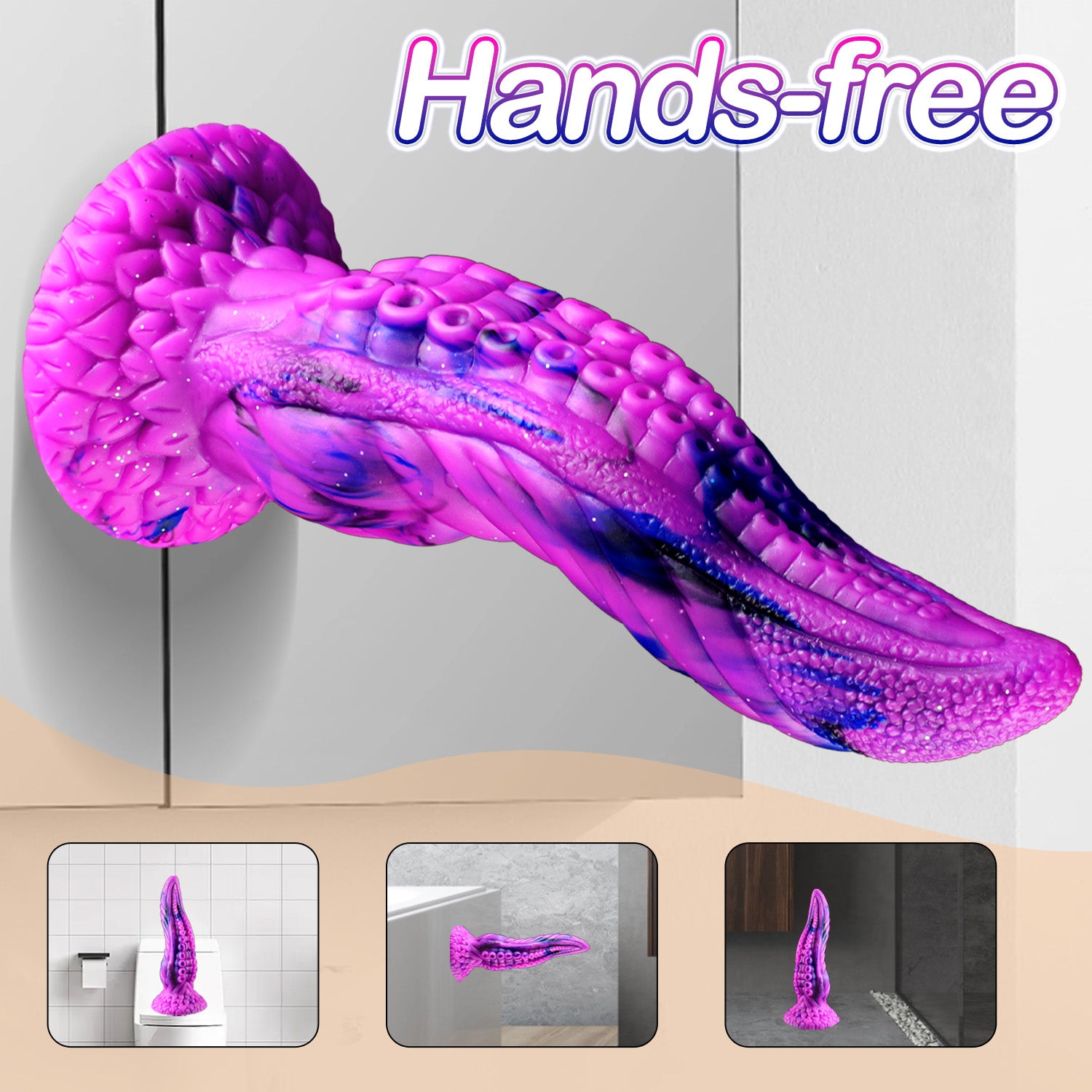 9.4 Inch Monster Dildo Octopus Dragon Dildo with Strong Suction Cup