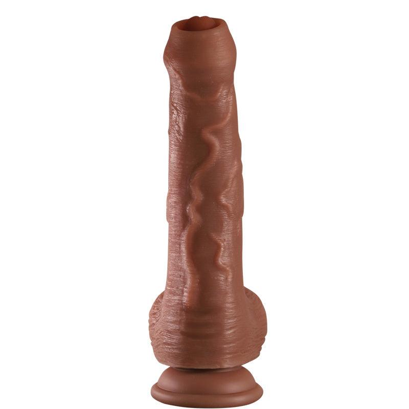 Artificial Foreskin Simulation Penis Soft Silicone Dildo