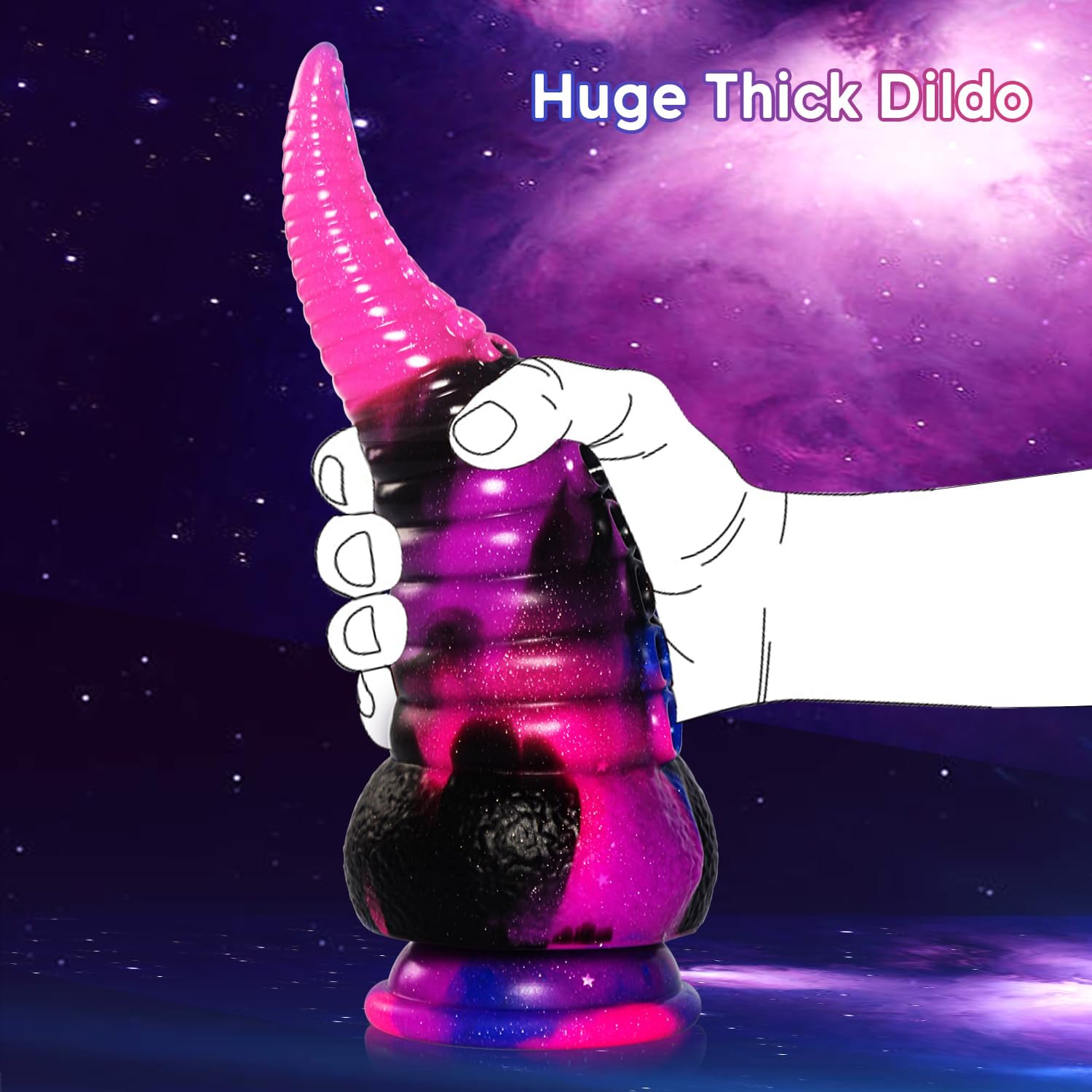 8.7 Inch Tentacle Dildo Large Butt Plug