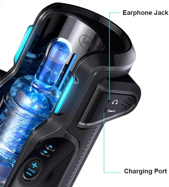 Leton Fully Automatic Male Masturbator with Telescopic Thrust Device