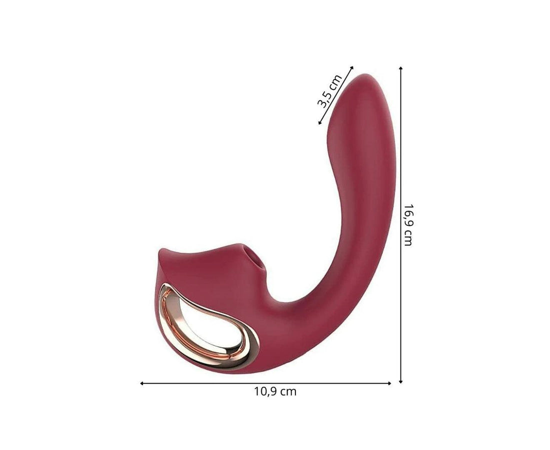 G-Punkt- und Klitoris-Saugvibrator für Frauen