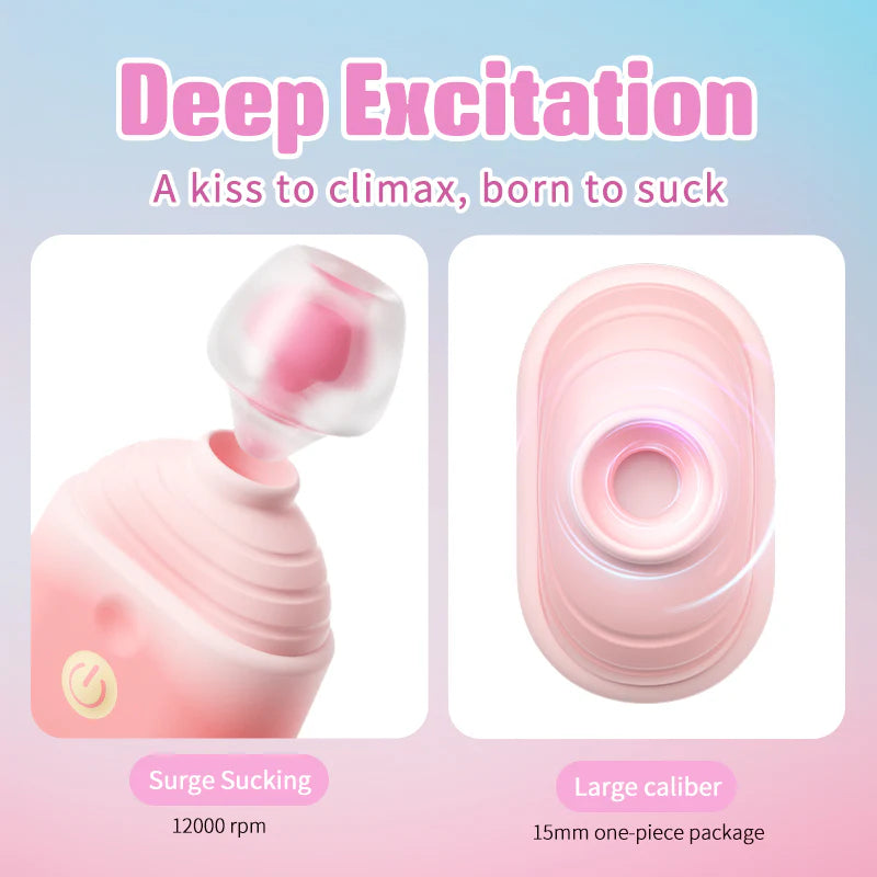 Ice Cream Sucking Clitoral Stimulation Vibrator