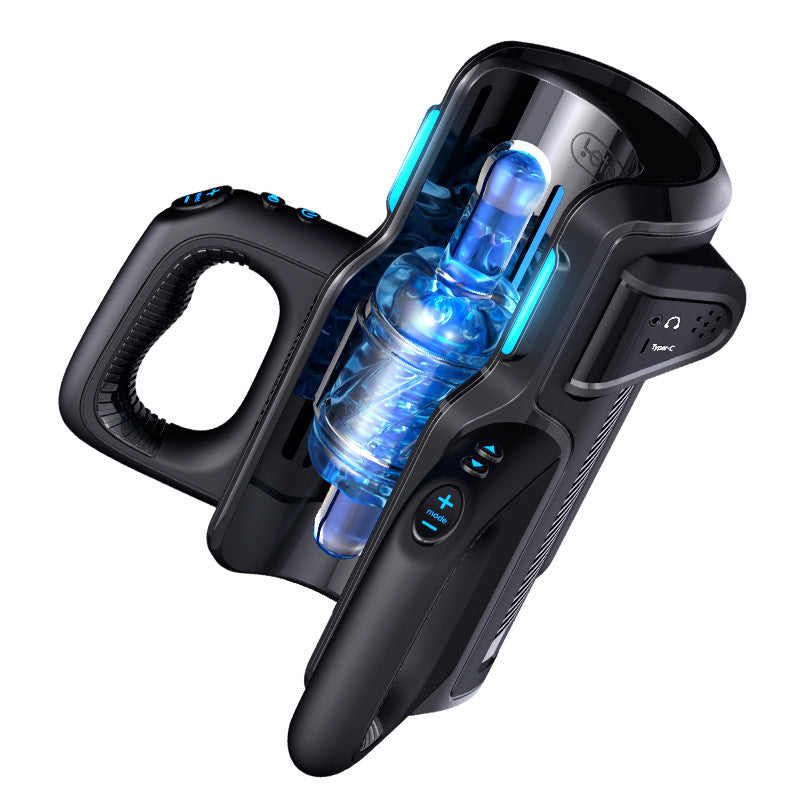 Leton Fully Automatic Male Masturbator with Telescopic Thrust Device