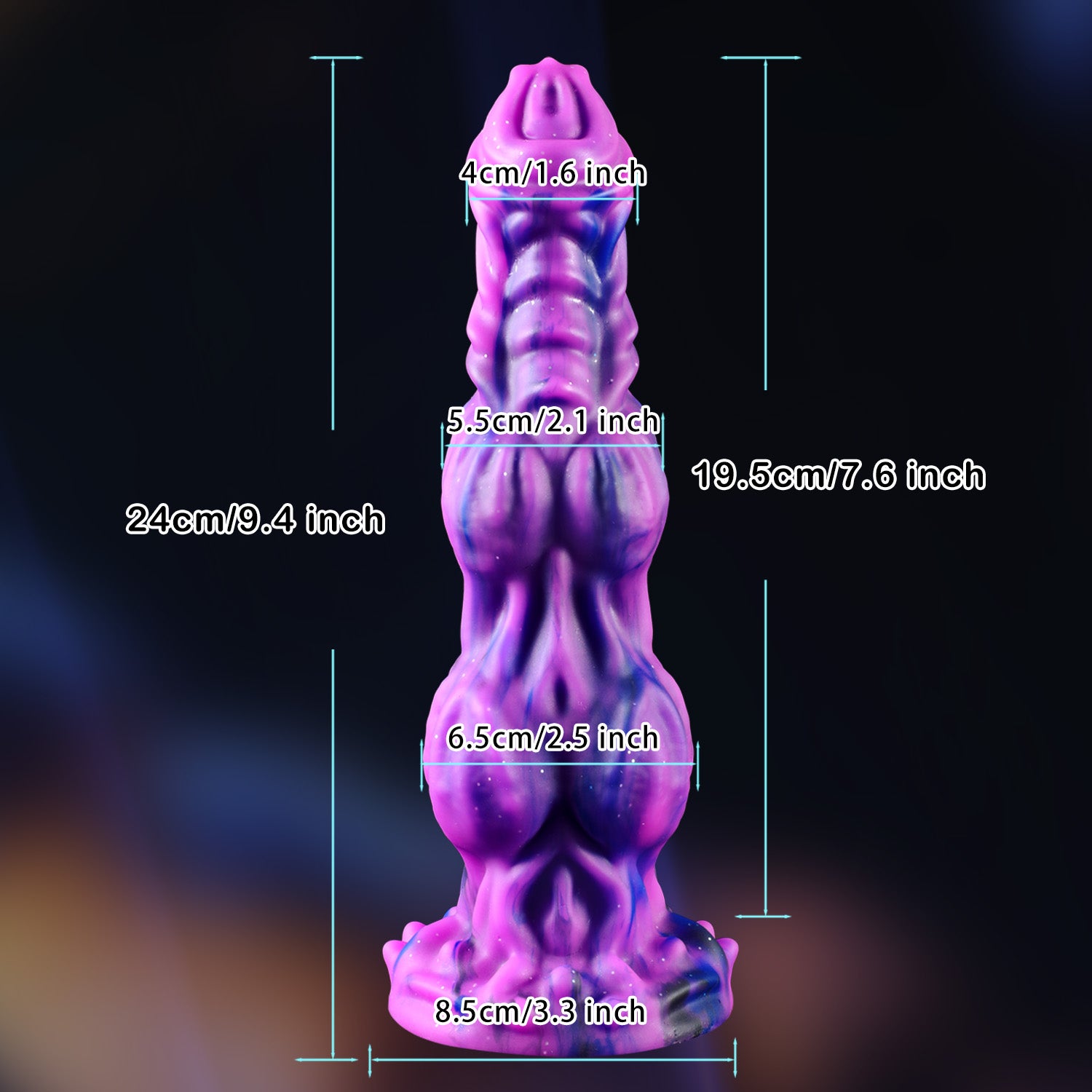 9.4 Inch Large Alien Dildo with Suction Cup