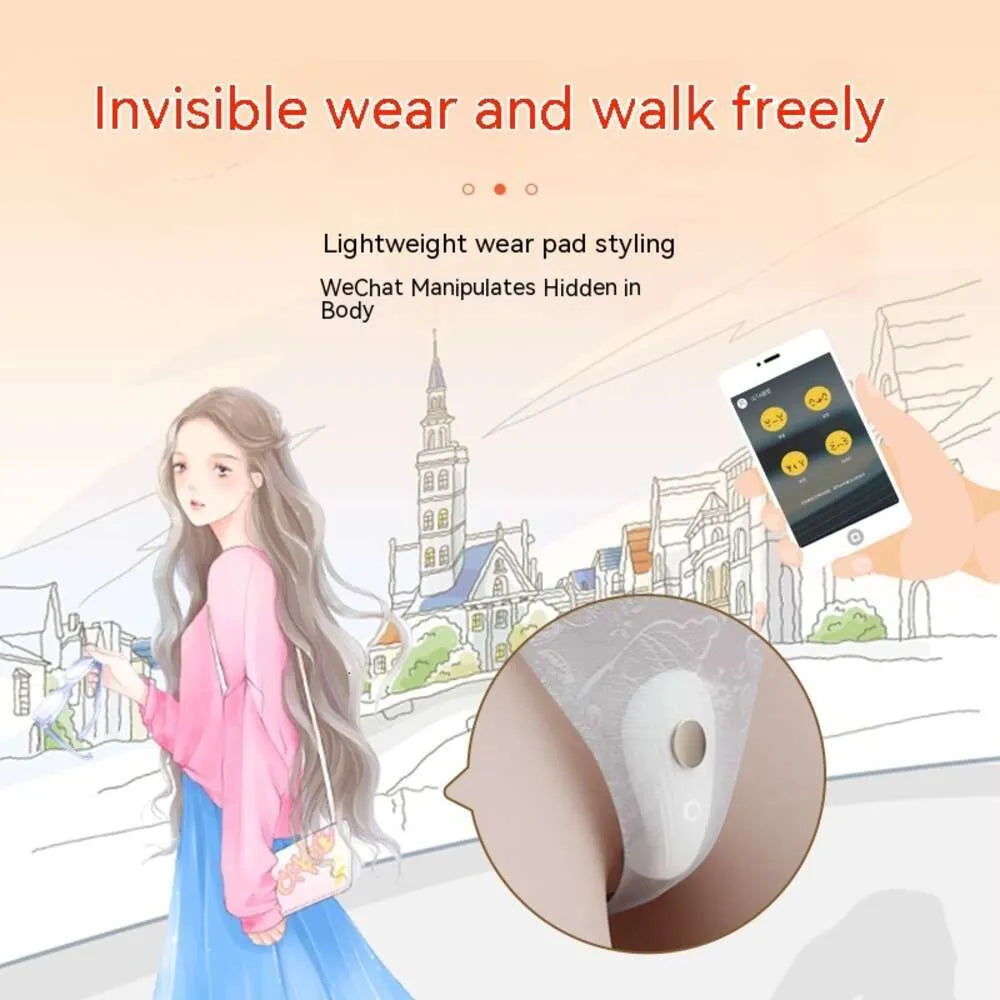 Remote Control Wearable Female Vibrator Stimulates Private C Point