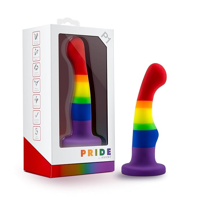 Blush Avant - Pride 1 Silicone Butt Plug G Spot Dildo Sex Toys