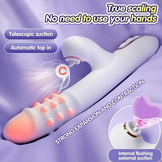 Female Telescopic Vibrator G-spot Insertable Vibrator