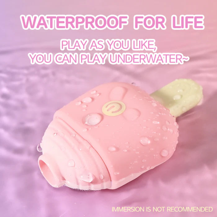 Ice Cream Sucking Clitoral Stimulation Vibrator
