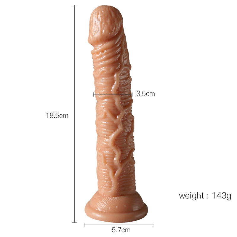 Super Soft and Realistic Adult Dildo Female Manual Dildo