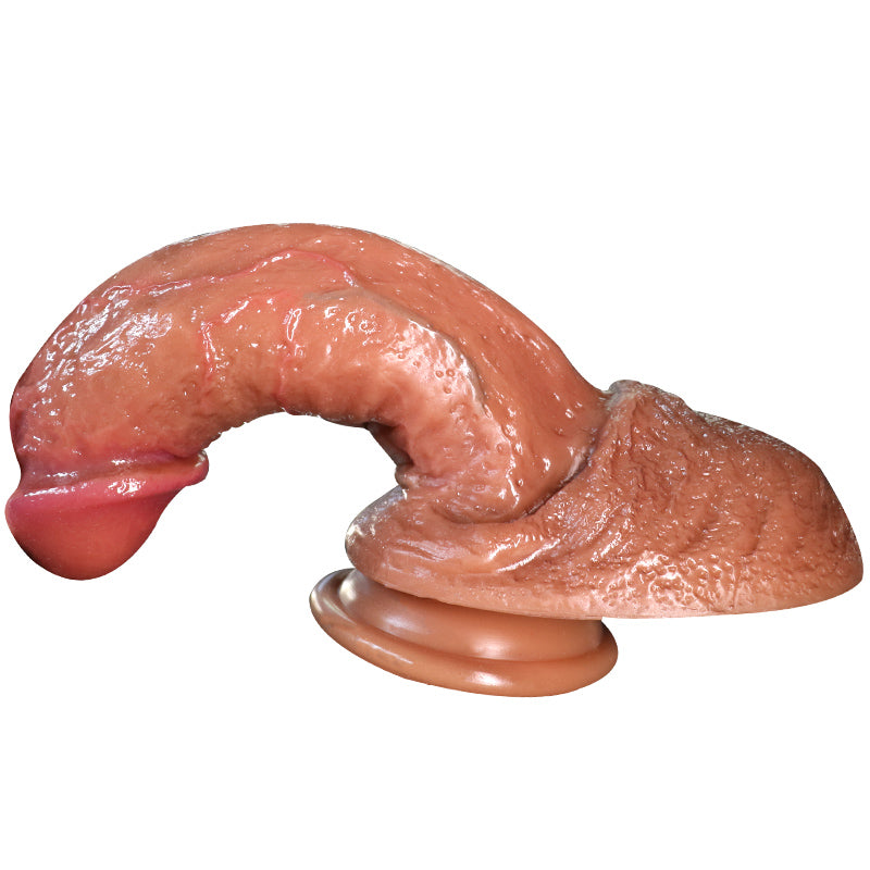 7.5" Realistic Big Penis Vein Texture Suction Cup Dildo