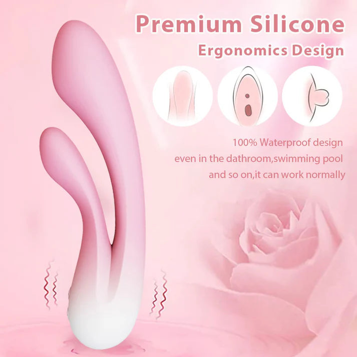 Soft Silicone Rabbit Vibrator G-Spot Stimulation