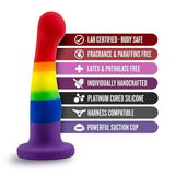 Blush Avant - Pride 1 Silicone Butt Plug G Spot Dildo Sex Toys