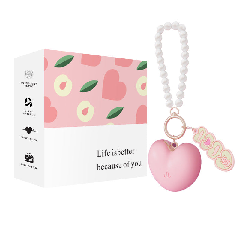 KOMOTOY Heart-shaped Keychain APP Remote Control Vibrator