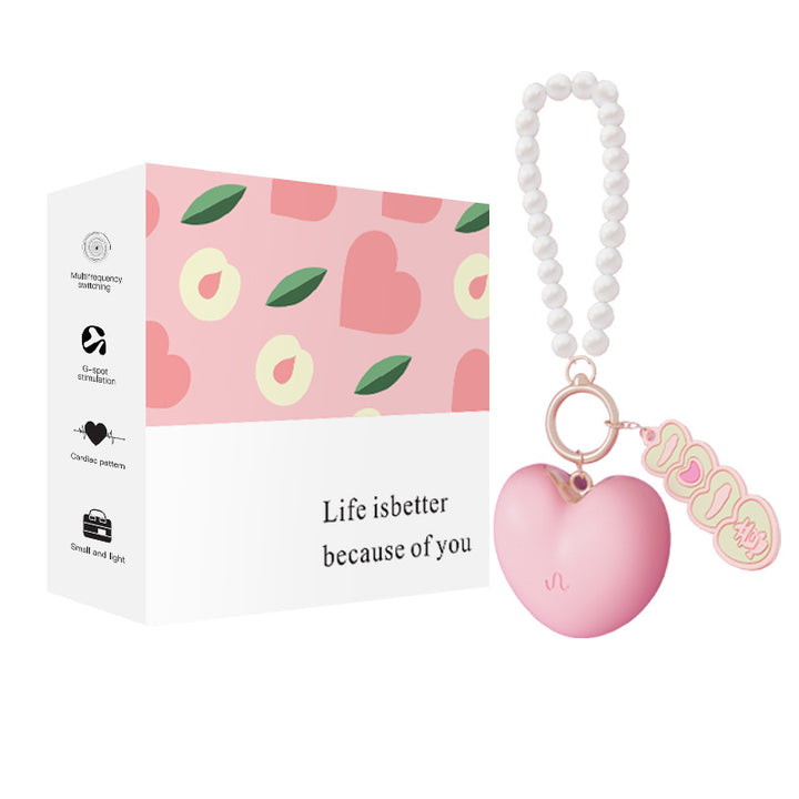 KOMOTOY Heart-shaped Keychain APP Remote Control Vibrator