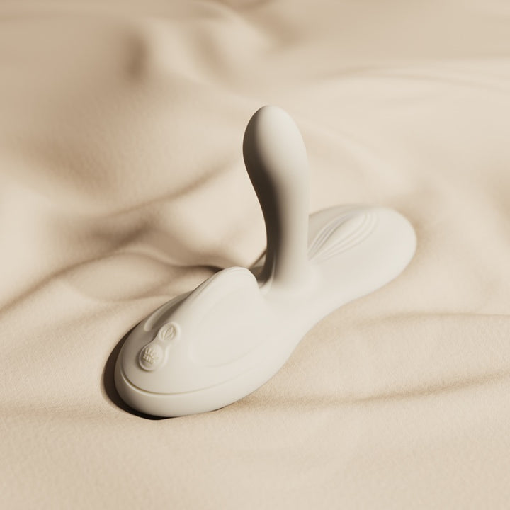 Zalo Flora App Controlled Thrust Vibrator - Ivory