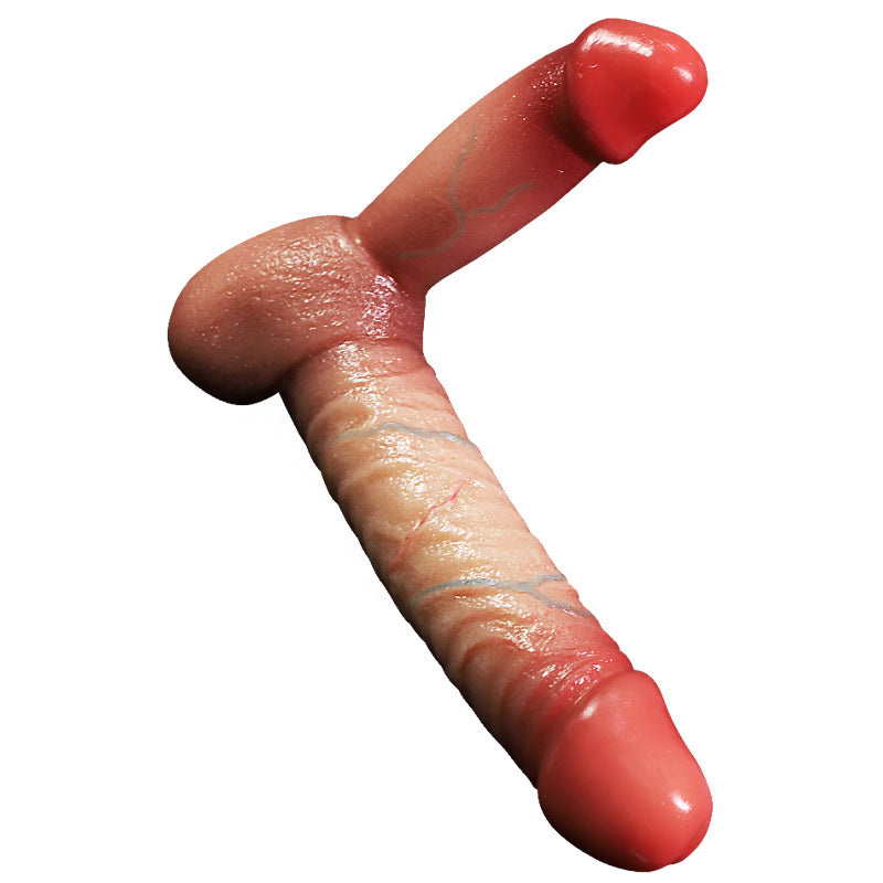 Double-headed Simulated Dildo Special-shaped Silicone Penis