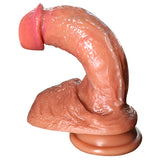 7.5" Realistic Big Penis Vein Texture Suction Cup Dildo