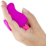 Rechargeable Waterproof Silicone Finger Clip Clitoral Vibrator