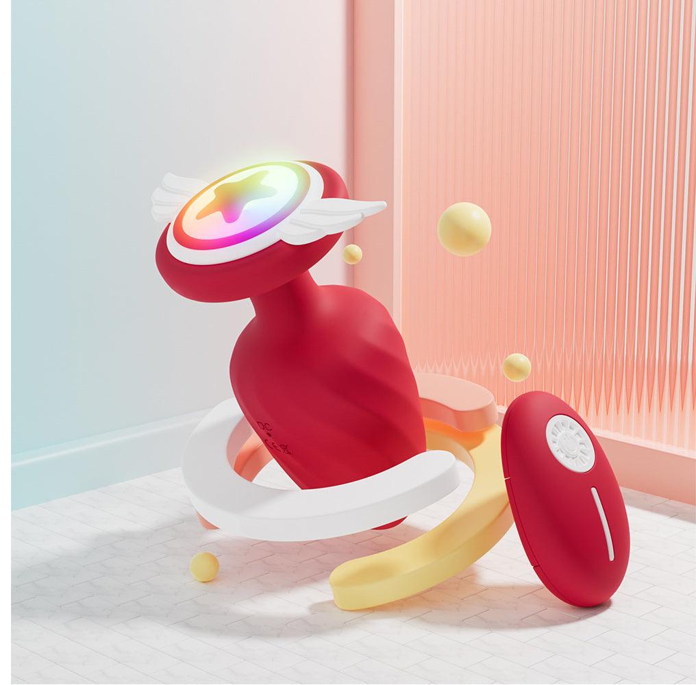 Butterfly Butt Plug Remote Control, LED Sync & Body-Safe Silicone LuxZena Butterfly Butt Plug Remote Control, LED Sync & Body-Safe Silicone LuxZena