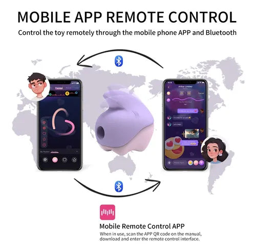 Clitoral Sucking Device with App Control