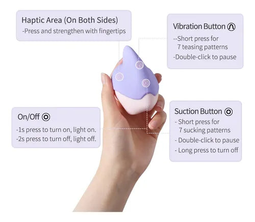 Clitoral Sucking Device with App Control