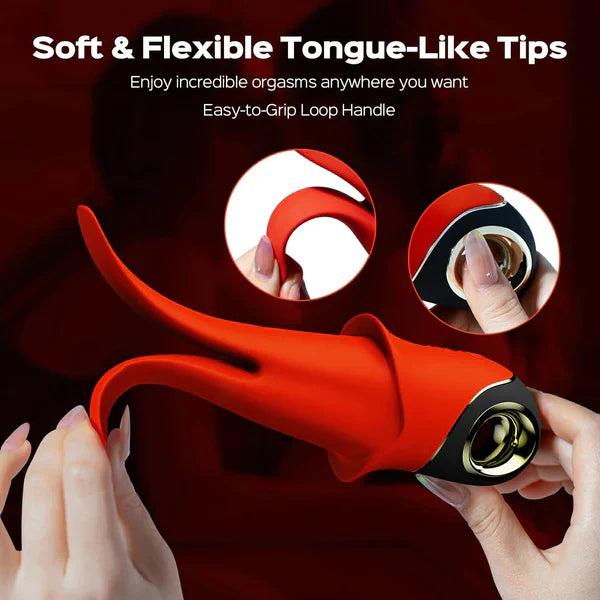 G-spot Stimulation & Clitoral Vibrating Tongue Vibrator