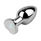 LED Heart Shape Vibrating Anal Plug